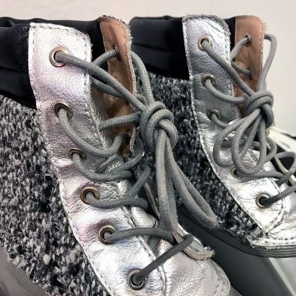 Silver & tweed rain boots - Picture 5 of 7